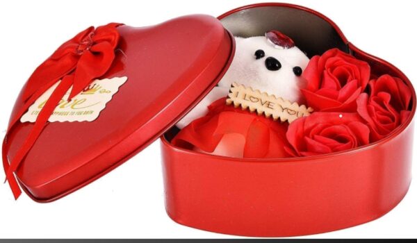 Love Rose Teddy Gift Set - Image 2